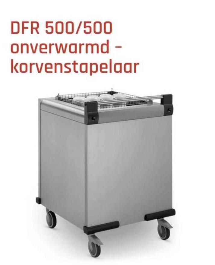 Onverwarmd korvenstapelaar, Zakelijke goederen, Horeca | Keukenapparatuur, Nieuw in verpakking, Ophalen