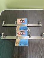 Twee stijlvolle inox wand kapstokken, Enlèvement, Neuf, Inox, Autres types