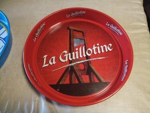 La Guillotine, Verzamelen, Biermerken, Zo goed als nieuw, Reclamebord, Plaat of Schild, Ophalen of Verzenden