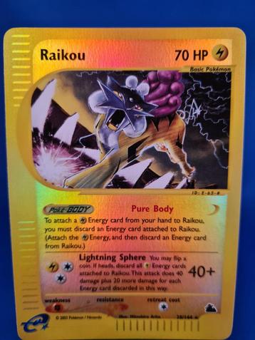 Raikou 28/144 - Skyridge (Reverse Holo) beschikbaar voor biedingen