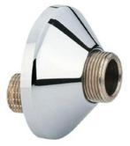 2 x GROHE S-koppeling 1/2X3/4 chroom, Ophalen of Verzenden, Nieuw, Chroom, Douche