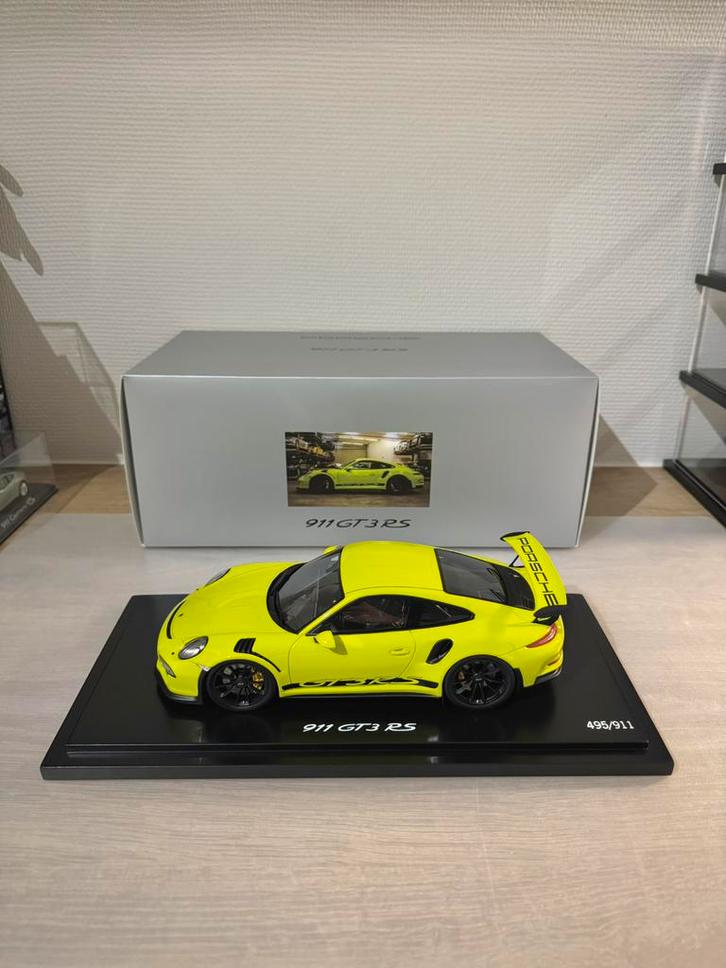 Porsche 911 991.1 GT3RS PTS Spark 1/18, Hobby & Loisirs créatifs, Voitures miniatures | 1:18, Comme neuf, Voiture, Autres marques