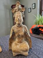 Terracotta beeld uit Guatemala, Huis en Inrichting, Woonaccessoires | Boeddhabeelden, Ophalen, Zo goed als nieuw