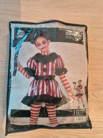 Horror clown meisje (maat 146) beschikbaar voor biedingen