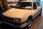 *GOLF MK3 GT 1.9 TDI OLDTIMER 1995 FULL OPTION 5 DEURS *, Auto's, Volkswagen, Voorwielaandrijving, Lederen bekleding, Zwart, Wit
