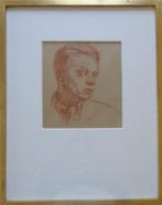 ALBERT VAN DYCK / ZELFPORTRET / ORIGINEEL / 61x48cm / KADER, Antiek en Kunst, Ophalen of Verzenden