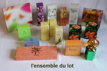 Lot de 17 parfums divers Yves Rocher - flacons pleins 