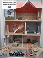 houten poppenhuis, Ophalen, Zo goed als nieuw, Poppenhuis