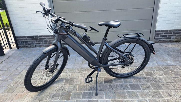 Stromer ST1 Dark Grey comfort M met ABUS Bordo vouwslot, Fietsen en Brommers, Elektrische fietsen, Gebruikt, Stromer, Ophalen