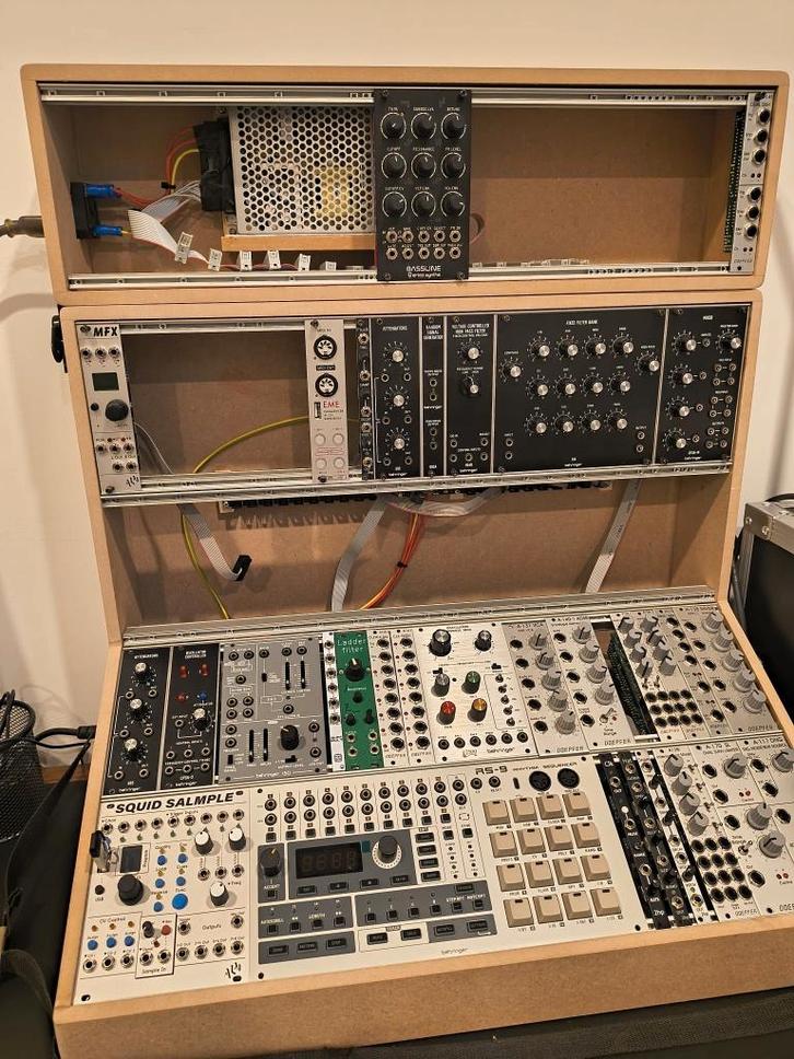 Eurorack uitverkoop, Muziek en Instrumenten, Synthesizers, Zo goed als nieuw, Met koffer of flightcase, Ophalen of Verzenden