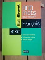 Français 4e-3e - 800 mots pour réussir Claude Lebrun, Livres, Enlèvement ou Envoi, Utilisé, Français