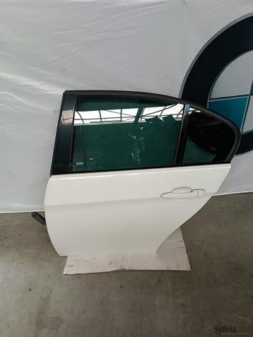 Deur portier linksachter BMW 3 serie E90 + LCi Alpinweiss 30 beschikbaar voor biedingen