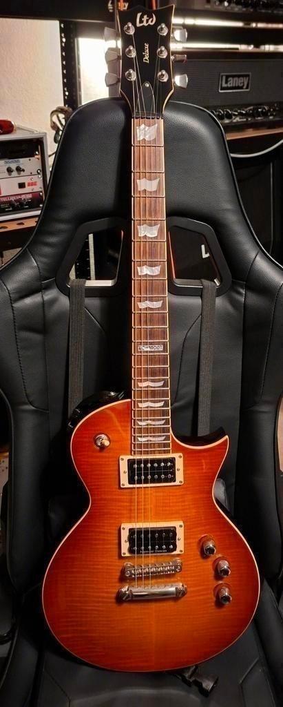 ESP LTD EC-1000T in een uitzonderlijk mooie perfecte staat !, Musique & Instruments, Instruments à corde | Guitares | Électriques