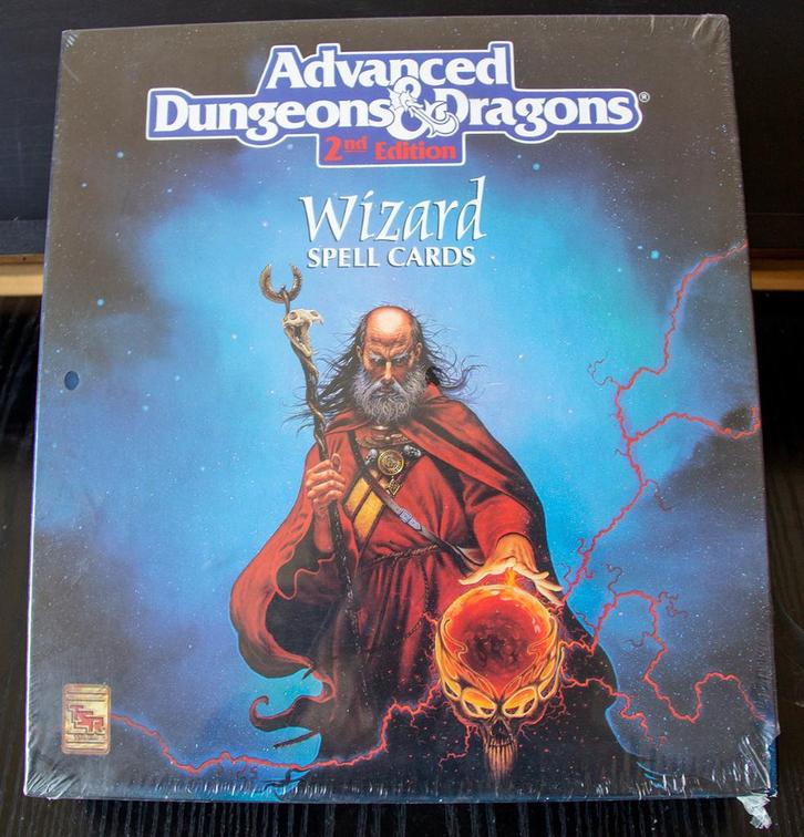 ADD 2ndEd.-Deck of Wizzard Spells TSR Sealed Box 1992, Hobby & Loisirs créatifs, Wargaming, Comme neuf, Autres types, Enlèvement ou Envoi
