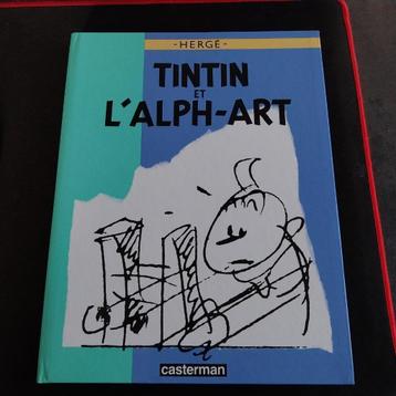 BD-LIVRE : " TINTIN " TINTIN et L'ALPH-ART" 1986, Enlèvement, Tintin, Neuf, Livre ou Jeu