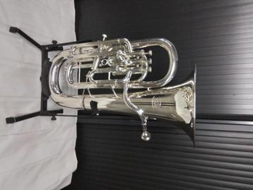 Euphonium Manchester Brass Sib 4 pistons, verzilverd beschikbaar voor biedingen