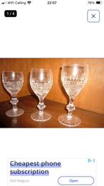 32 Vintage Waterford kristallen glazen, Ophalen, Zo goed als nieuw