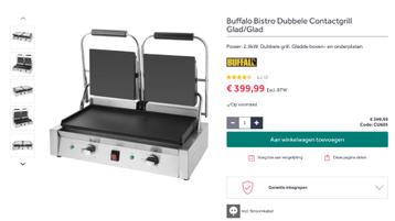 dubbele contactgrill beschikbaar voor biedingen