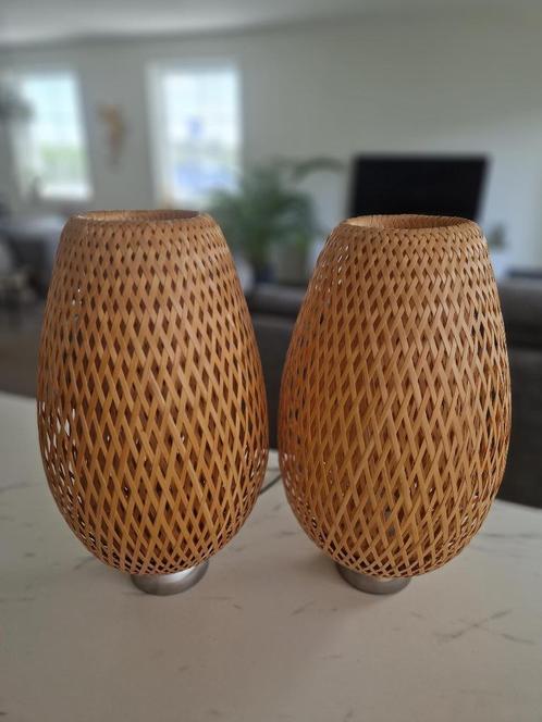 Ikea BÖJA lamp(en) te koop - 25 EUR/stuk, Huis en Inrichting, Lampen | Tafellampen, Zo goed als nieuw, 50 tot 75 cm, Overige materialen