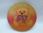 speldje button badge beer met wasknijper achteraan hout, Ophalen of Verzenden, Nieuw, Dier of Natuur, Button