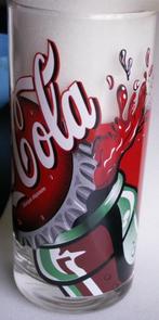 Frans Coca Cola glas 1999 met openspringende dop Coca-Cola, Verzamelen, Glas en Drinkglazen, Ophalen of Verzenden, Nieuw