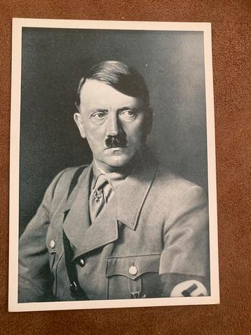 Carte postale allemande originale d'Hitler, Enlèvement ou Envoi, Armée de terre, Photo ou Poster