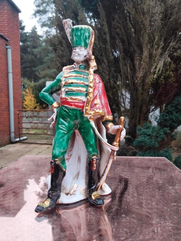 brocante kunst keramiek soldaat Italy Eugenio Pattarino ?, Antiek en Kunst, Curiosa en Brocante, Ophalen of Verzenden