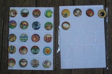 Glow in the dark Chupa Caps (pog’s flippo's) zeldzaam  beschikbaar voor biedingen
