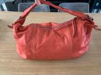 Rode handtas - echt leer van Ted Benson., Handtassen en Accessoires, Tassen | Damestassen, Ophalen of Verzenden, Zo goed als nieuw
