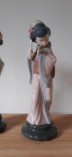 Lladro gheisa  met waaier, Ophalen of Verzenden