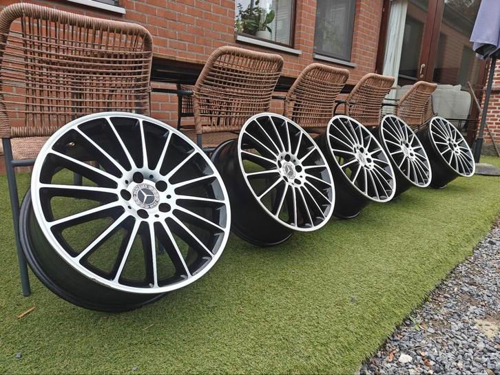 Mercedes-Benz 19" velgen (5x), Auto-onderdelen, Banden en Velgen, Velg(en), 19 inch, Ophalen
