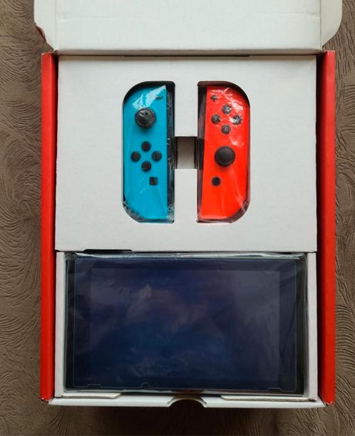 Nintendo switch full (met garantie), Games en Spelcomputers, Spelcomputers | Nintendo Switch, Zo goed als nieuw, Switch 2019 Upgrade