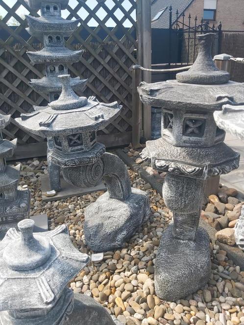 Rankei tuinbeeld beton lantaarn oosters, Tuin en Terras, Tuinbeelden, Nieuw, Beton, Ophalen