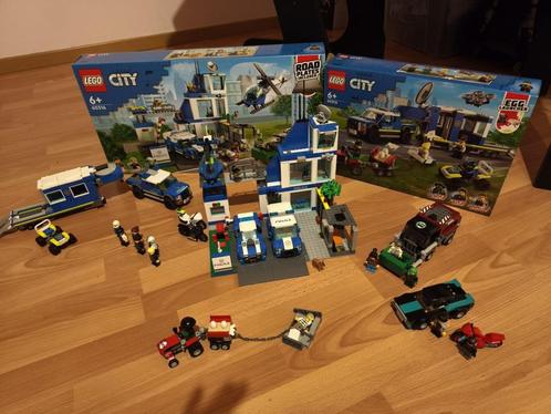 Lego speelset - politiebureau + boeven, Kinderen en Baby's, Speelgoed | Duplo en Lego, Zo goed als nieuw, Lego, Complete set, Ophalen