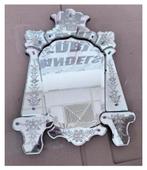 Miroir vénitien ancien vénitien ancien 1900 début 20ème, Antiquités & Art, Enlèvement ou Envoi, Autres formes