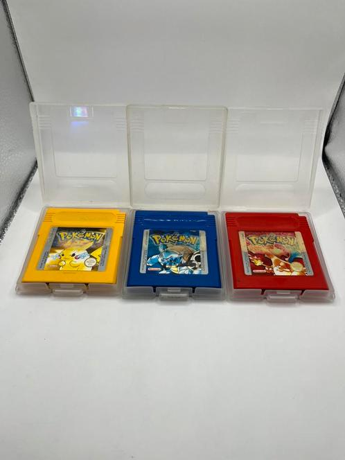 Pokemon Yellow Red Blue Nintendo Game Boy Bundle Lot, Games en Spelcomputers, Games | Nintendo Game Boy, Gebruikt, Role Playing Game (Rpg)