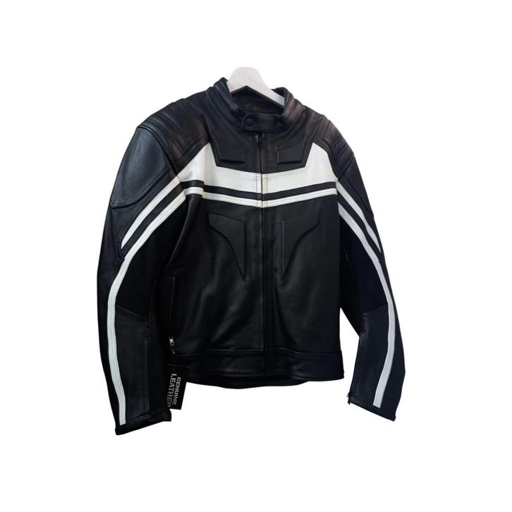 Nieuwe CE-goedgekeurde afneembare leren motorjas maat XL, Motoren, Kleding | Motorkleding, Jas | leer, Nieuw met kaartje, Verzenden