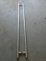 DUBBELE DEURTREKKERS INOX - TT - TREKKERS INOX diameter 4cm, Doe-het-zelf en Bouw, Deuren en Vliegenramen, Ophalen, Metaal, 200 tot 215 cm