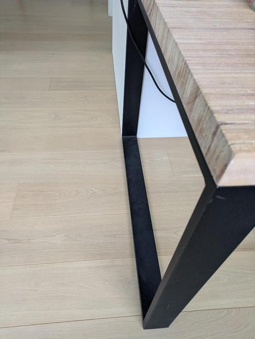 Pied de table métal noir 90 prof * 72 ht, Huis en Inrichting, Tafelonderdelen, Nieuw, Tafelpoot, 50 tot 100 cm, 50 tot 100 cm