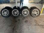 Porsche cayenne Dunlop 255 55 r18 runflat wielen, Auto-onderdelen, Banden en Velgen, Ophalen, 18 inch, 255 mm, Winterbanden