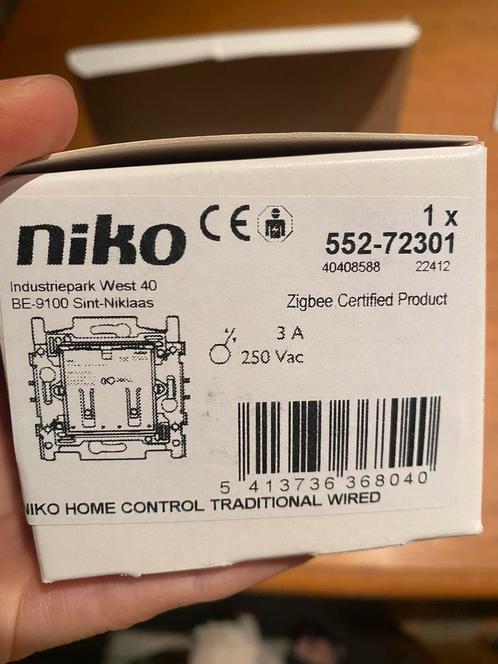 Niko home control: slimme motorbediening zigbee, Bricolage & Construction, Électricité & Câbles, Neuf, Autres types, Enlèvement