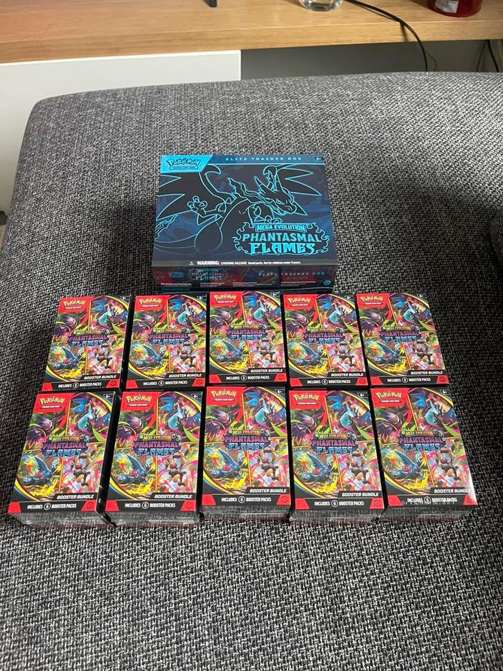 Pokemon, phantasmal flames bundels, Hobby en Vrije tijd, Verzamelkaartspellen | Pokémon, Nieuw, Booster, Foil, Ophalen