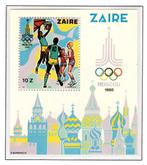 ZAIRE BL41 MNH 1980 - Olympische spelen van Moskou, Olympische Spelen, Ophalen of Verzenden, Postfris, Postfris