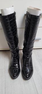 Exclusieve Baldinini croco-lakleer maat 37 1/2, Enlèvement ou Envoi, Comme neuf, Noir