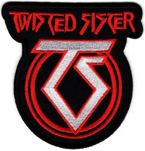 Twisted Sister stoffen opstrijk patch embleem, Verzamelen, Muziek, Artiesten en Beroemdheden, Nieuw, Kleding, Verzenden