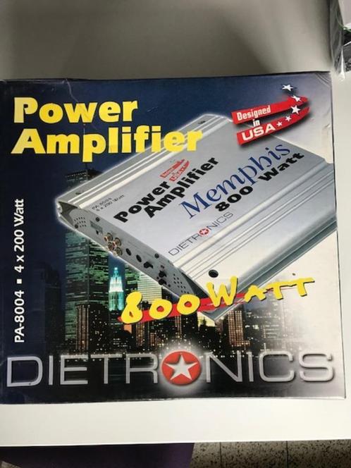 Dietz PA-8004  -  4x200W versterker, Auto diversen, Autospeakers, Nieuw, Ophalen of Verzenden