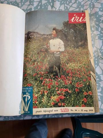 Iris, Tijdschrift vpor de vrouw en haar levenskunst 1959 beschikbaar voor biedingen