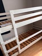 te koop: STAPELBED + 1 matras, Huis en Inrichting, Slaapkamer | Bedden, Ophalen, Gebruikt, 90 cm, Wit