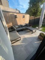 Tuinset in nieuw staat, Tuin en Terras, Tuinsets en Loungesets, Ophalen, Bijzettafel, Aluminium, Zo goed als nieuw