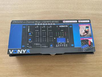 Vonyx STM3030 3-kanaals mixer met USB en Bluetooth
